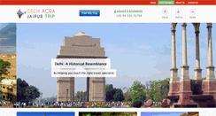 Desktop Screenshot of delhiagrajaipurtrip.com